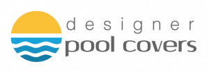 Designer pool covers logo