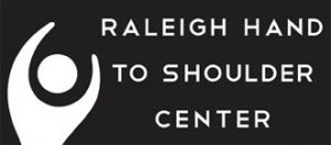 Raleigh Hand to Shoulder Center logo