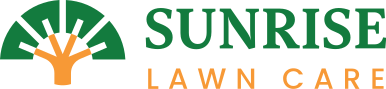 sunrise lawn care katy texas logo