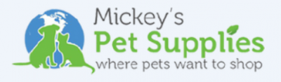 mickeys pet supplies logo