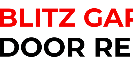 blitz garage door repair logo