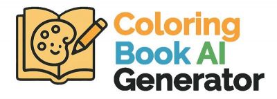 coloring book ai generator logo