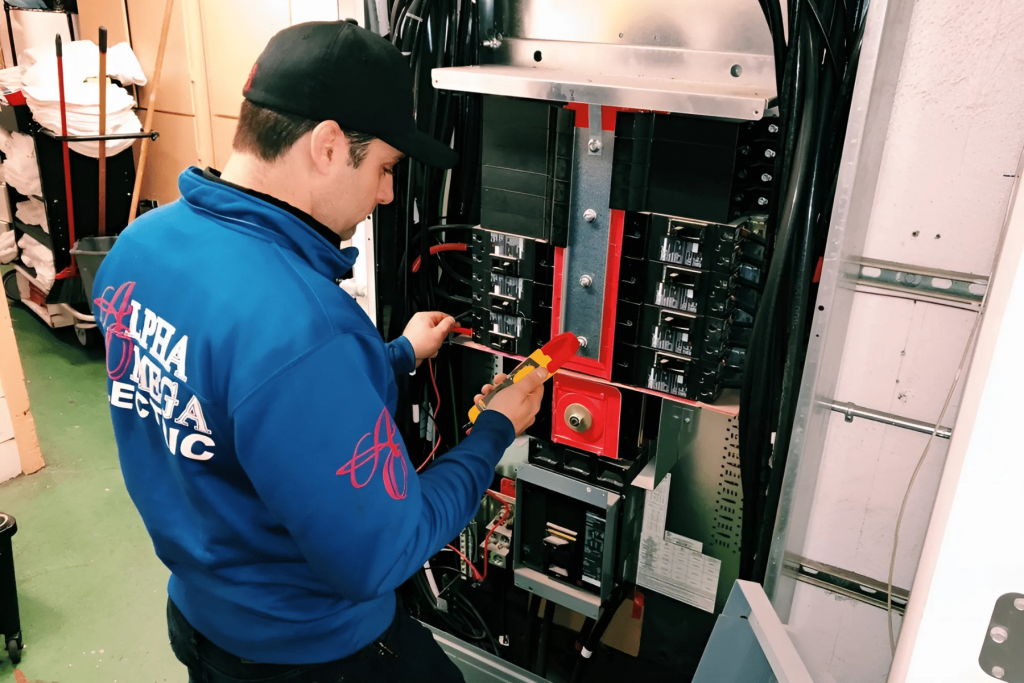 licensed electricians test alpha omega electric california