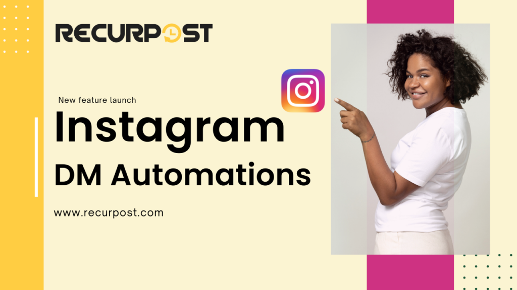 recurpost social media management tool dm automation